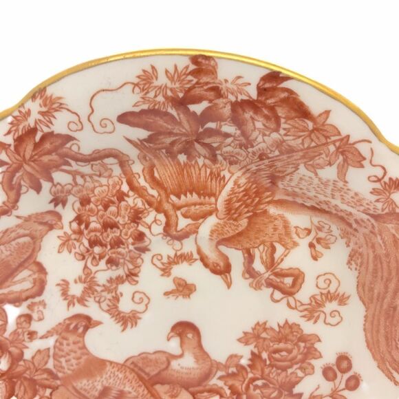 Royal Crown Derby Red Aves China Teacup Saucer - Picture 10 of 14